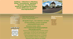 Desktop Screenshot of gasthaus-erzgebirge.de